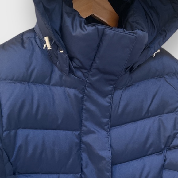 Lands' End Classic Shimmer Down Long Coat | SP Small Petite 2-4 | Deep Sea | $75 - Picture 5 of 9